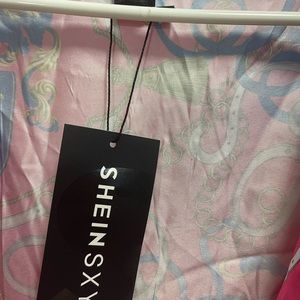 SHEIN Date night dress 1XL Pink/Blue